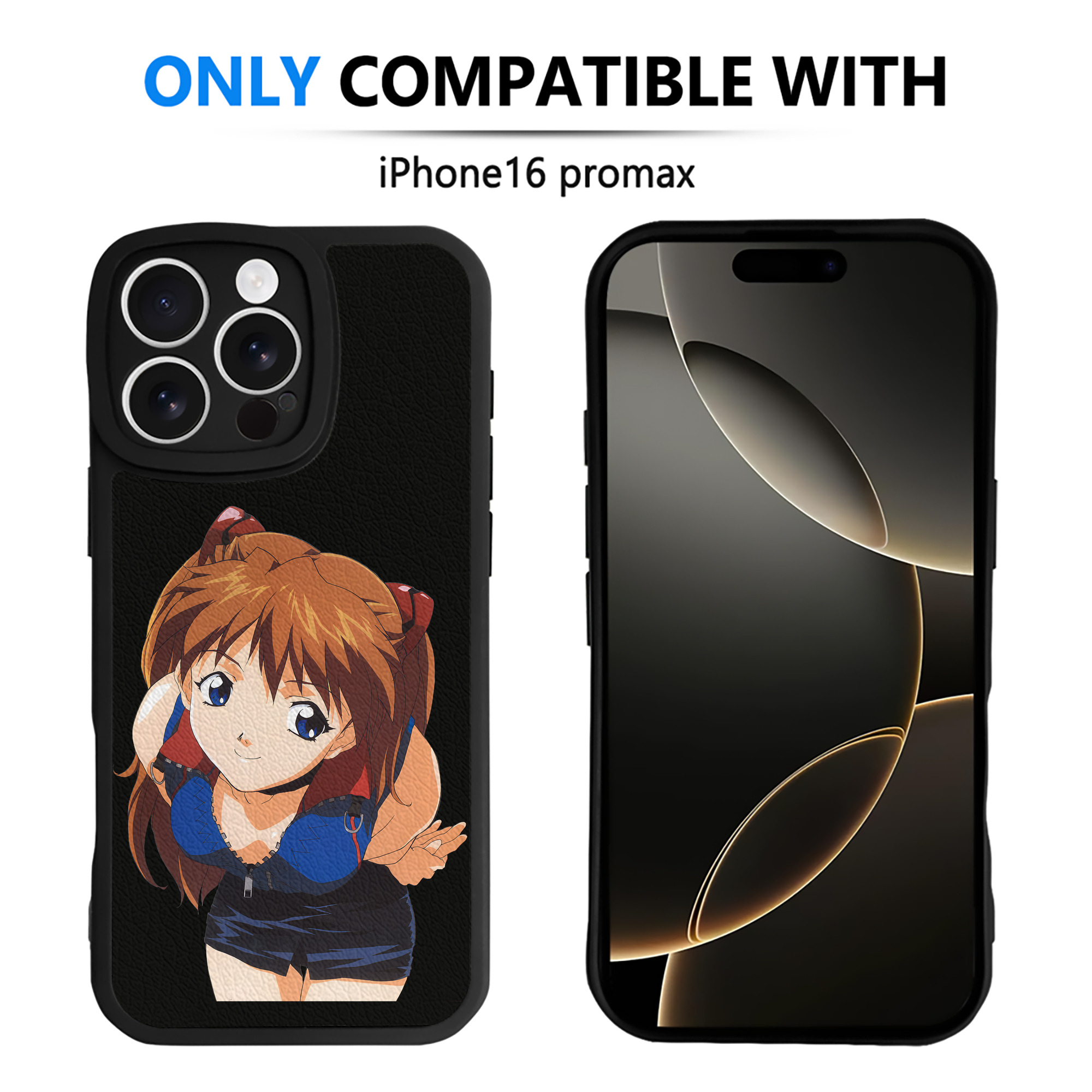 （画像用） EVA 新世紀エヴァンゲリオン 【iPhone 16シリーズ対応】シリコンスマホケース（レザー調） 材質：シリコン